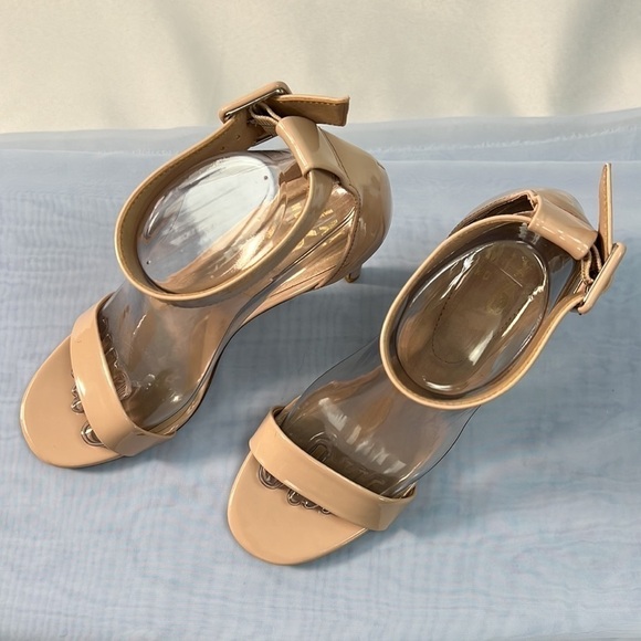 Mix No. 6 Lole nude heels with ankle straps size 8.5 - Picture 2 of 8
